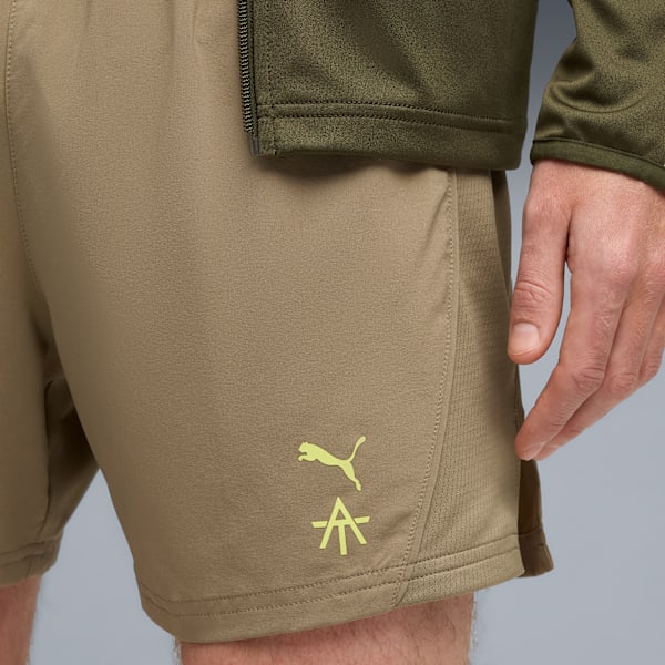 PUMA x ALEX TOUSSAINT Men's 5" Training Shorts, Velvet Moss, extralarge